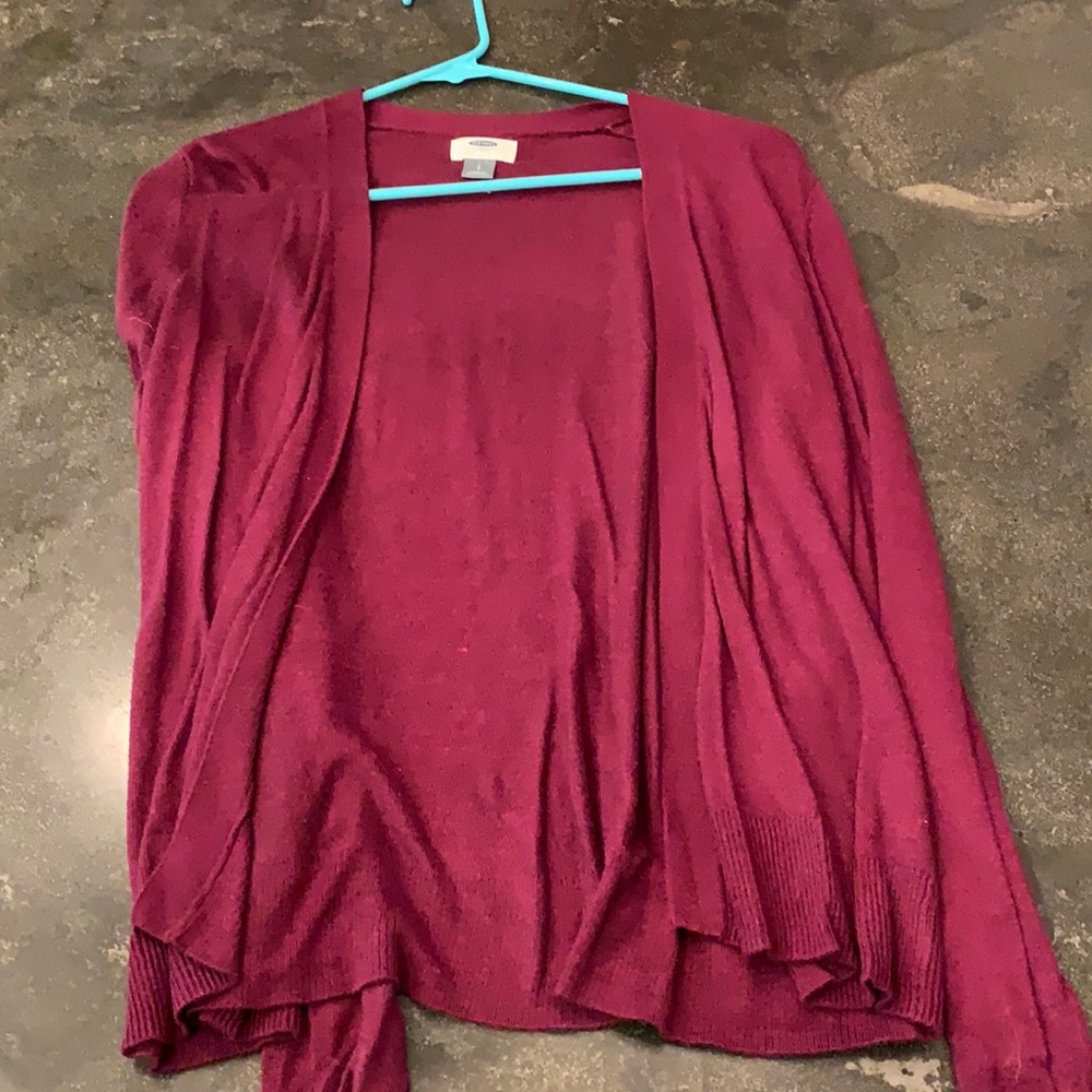 Old Navy Women’s Small Maroon Cardigan